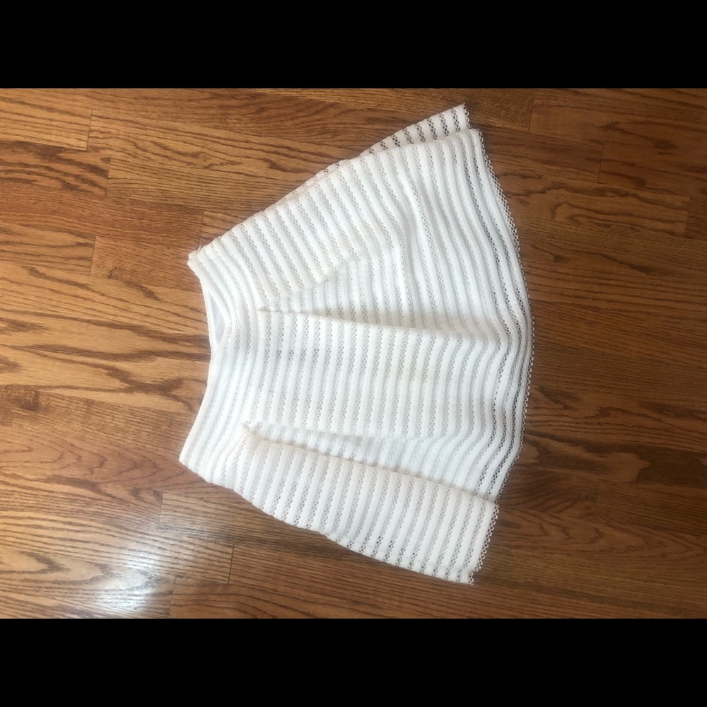 White skirt